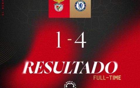 本菲卡中场：红牌前创造了很多机会可惜没把握住，切尔西踢得很好