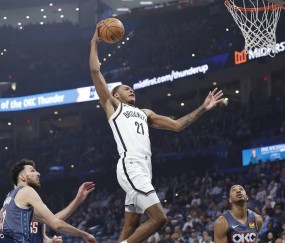 麦凯恩21分霍姆格伦15+7 雷霆击败篮网