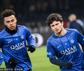 法甲第17轮：巴黎圣日耳曼2-1巴黎FC距榜首1分 杜埃破门登贝莱建功