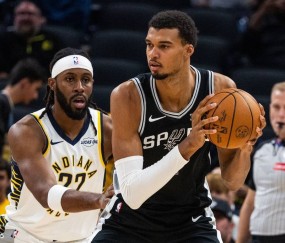 季前赛-文班27+11马瑟林31分 马刺轻取步行者