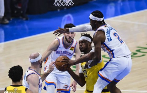 亚历山大31+10杰伦40分 雷霆胜步行者拿到冠军点